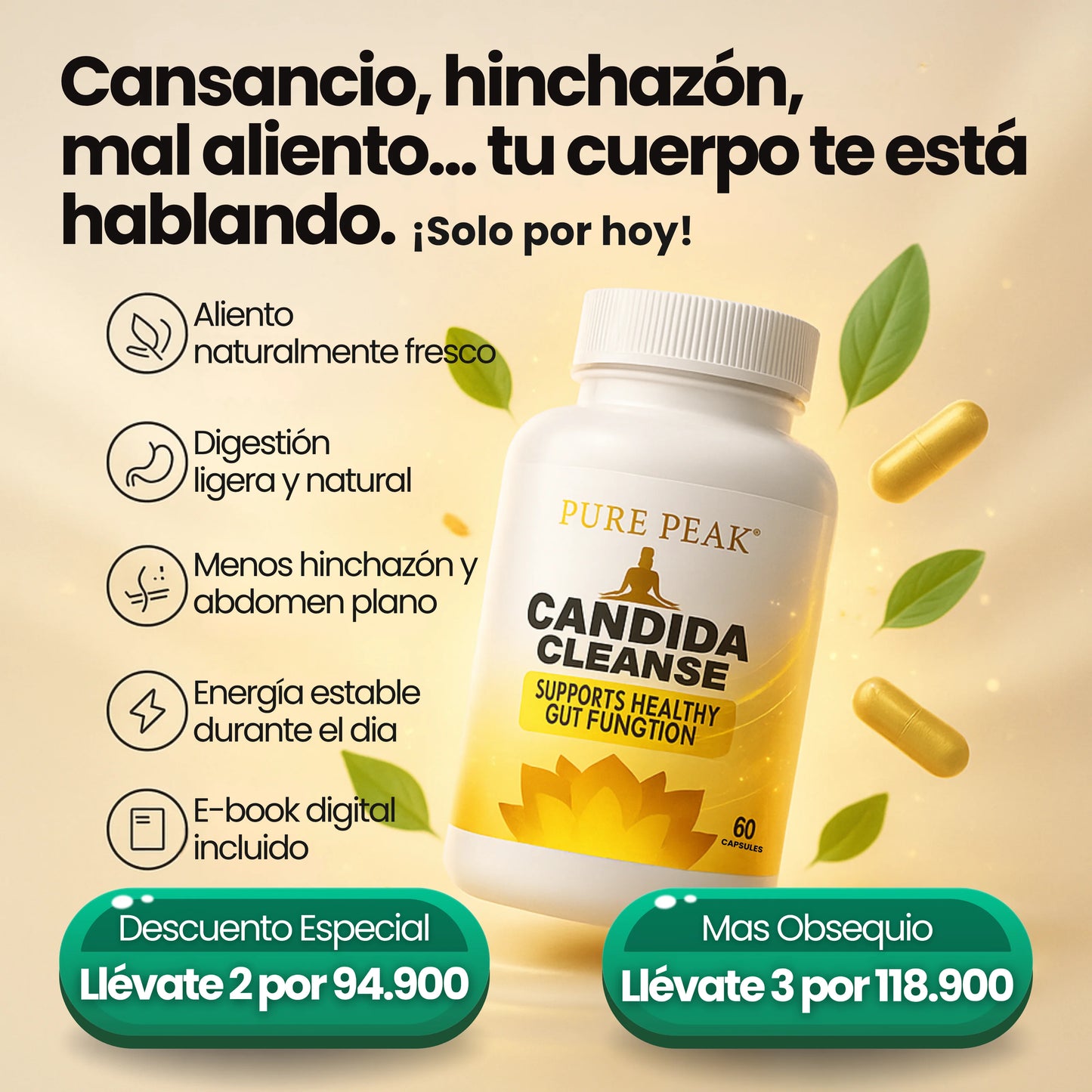 Candida Cleanse™ | Detox intestinal natural