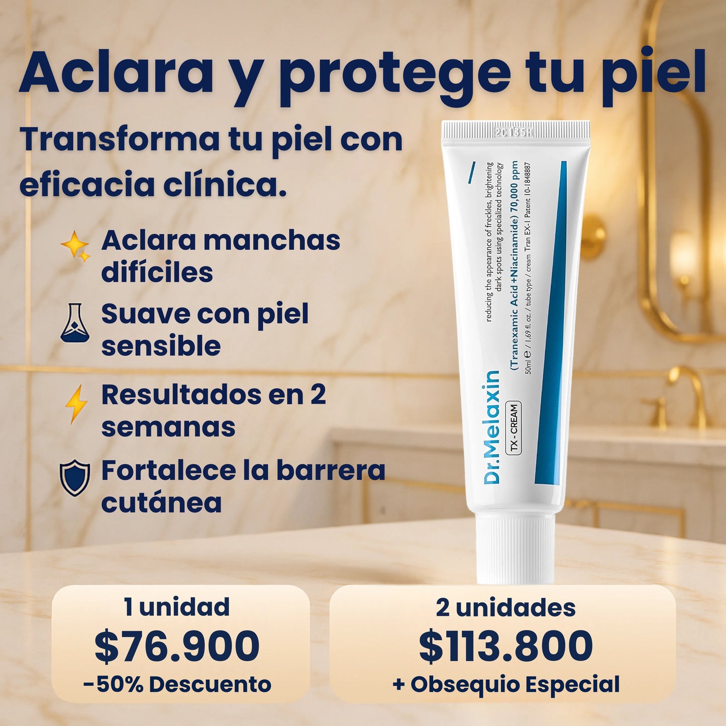 Dr.Melaxin™ | Crema despigmentante